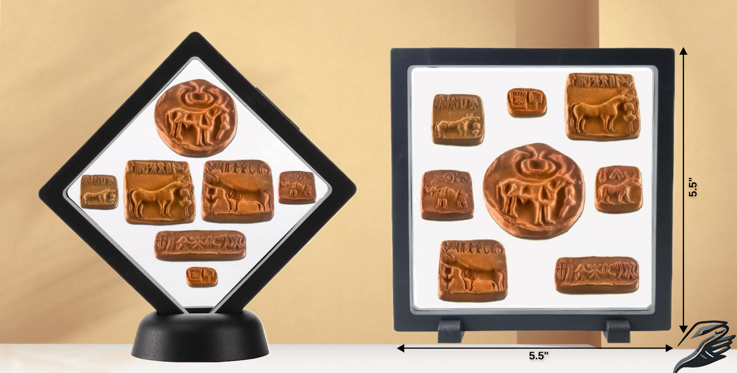 Ancient clay seals collection box